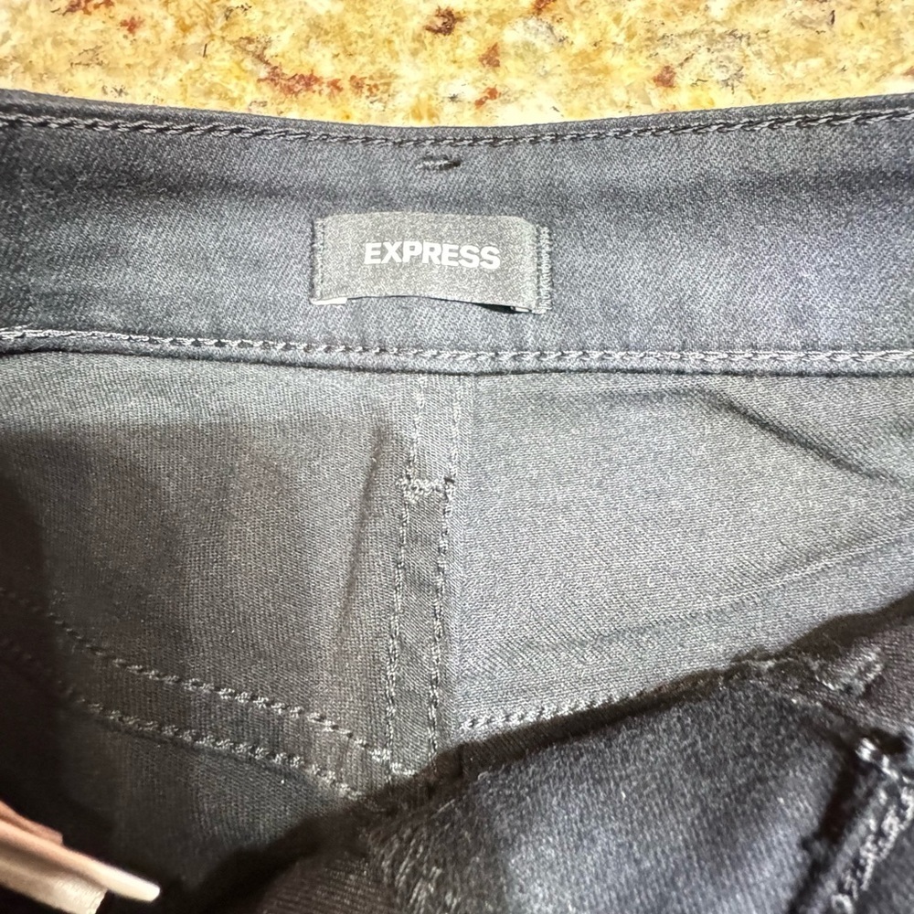 Express Black High Rise Women Jeans - Picture 5 of 7